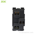 1gang2Way Switch Modulaire 16A250V éclairage CE CB grossiste